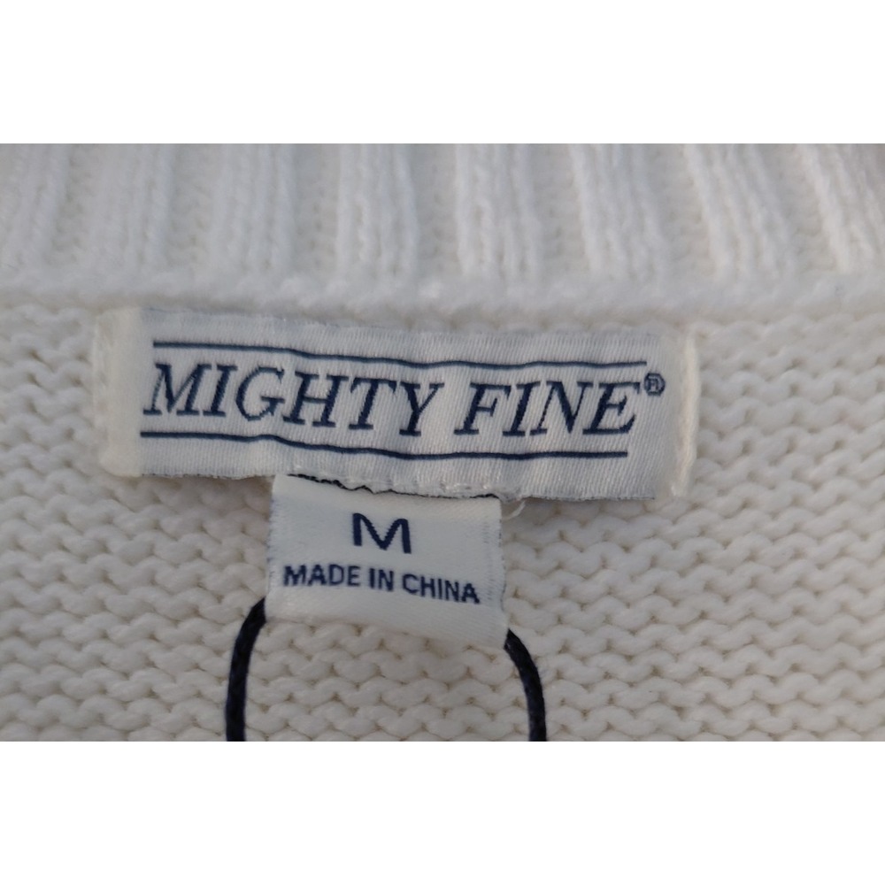 Mighty Fine American Flag Sweater Ivory Med. - Picture 3 of 7
